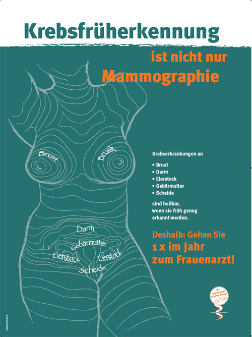 Plakat der Leverkusener Frauenärzte
